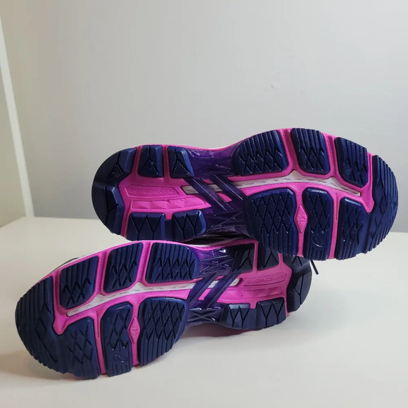 ASICS Women's Gt-2000 5 Running Shoe Mid grey white Pink Glow Size Women's 6 - Picture 10 of 11